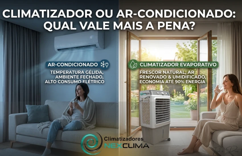 Climatizador vs Ar-Condicionado: Qual vale mais a pena?